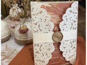 FAIRE-PART MARIAGE TERRACOTTA