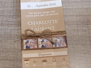 FAIRE-PART VINTAGE CHIC