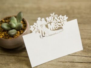 MARQUE-PLACE CISELÉ COUPLE MR & MRS