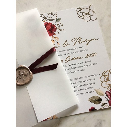 POCHETTE CALQUE AVEC ENCART DORURE À CHAUD – Image 3