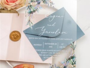 FAIRE-PART PLEXIGLAS TRANSPARENT